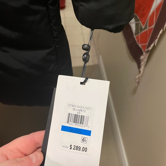 NWT DKNY Quilted Shell Hooded Long Jacket - Picture 7 of 14